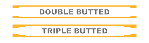 Double- und Triple-Butted Rahmen