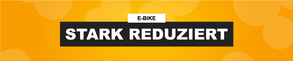 E-Bike stark reduziert