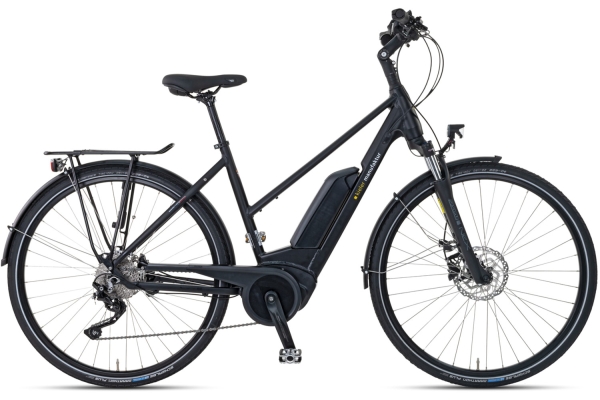 KIELER MANUFAKTUR - Bosch Deore Active Plus schwarz matt Trekking-E-Bike