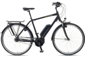 KIELER MANUFAKTUR - E-Bike Bosch 500 - Herren schwarz matt City-E-Bike