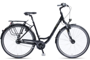 KIELER MANUFAKTUR - Alu FG 8 Gg. schwarz glänzend Citybike