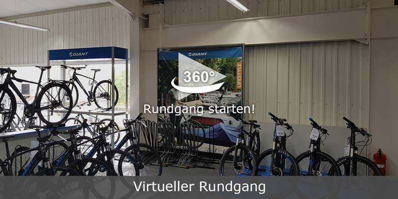 Fahrradfachmarkt Ostseepark-Schwentinental 360 Rundgang